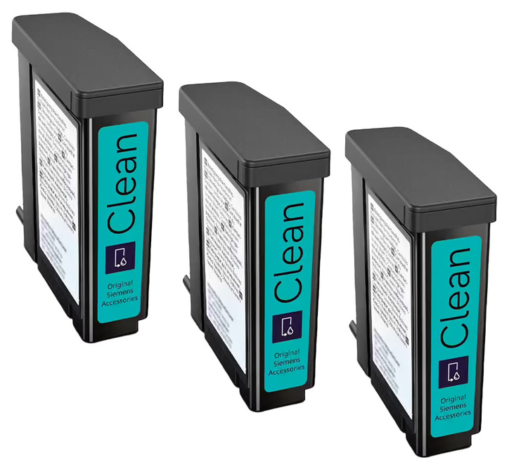 3 cartuchos de limpieza compatibles con EQ900+ - SIEMENS