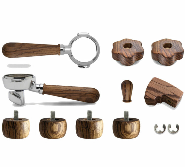Kit completo en madera de cebra para LELIT Bianca