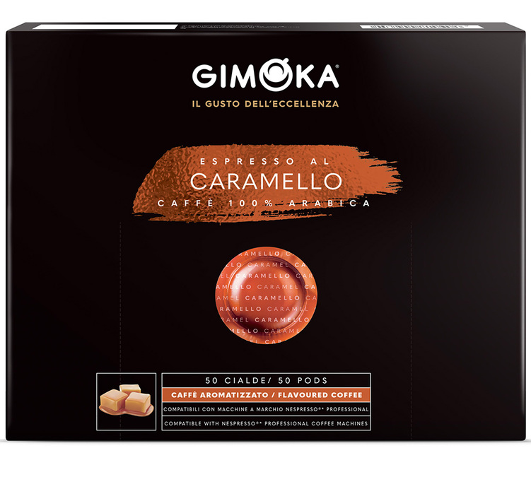 50 Nespresso* Pro Kompatible Kapseln Karamell – GIMOKA