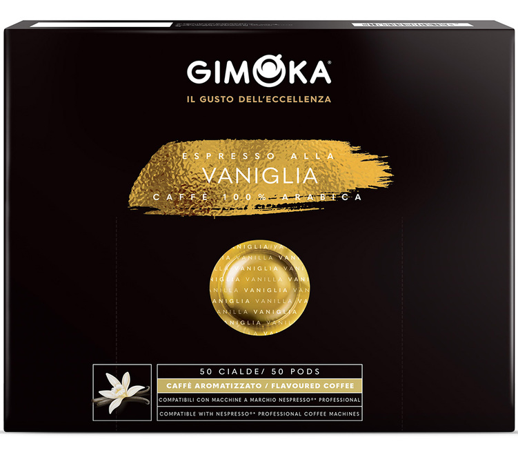 50 kompatible Nespresso* Pro Vanilje-kapsler – GIMOKA