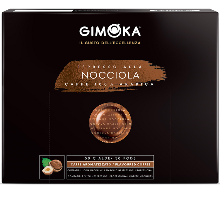 50 Nespresso* Pro Kompatibilis Kapszula – Mogyoró – GIMOKA