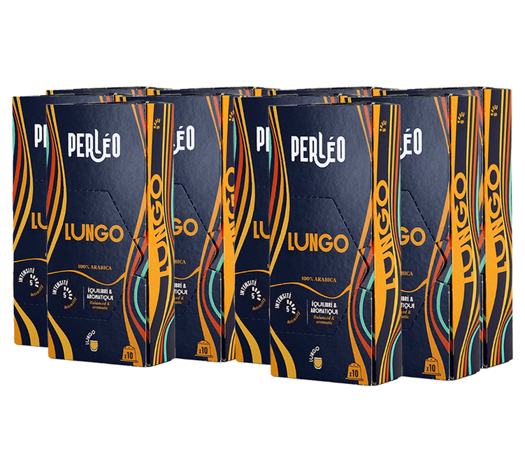100 Nespresso* Original Lungo yhteensopivaa kapselia - PERLEO