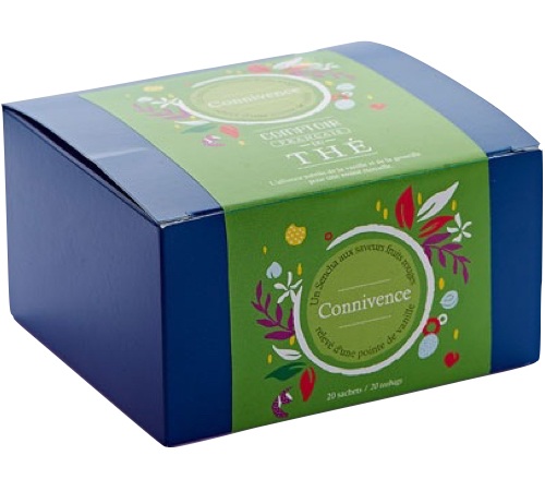 Зелен чай „Connivence“ – 20 пакетчета – „COMPTOIR FRANÇAIS DU THÉ“