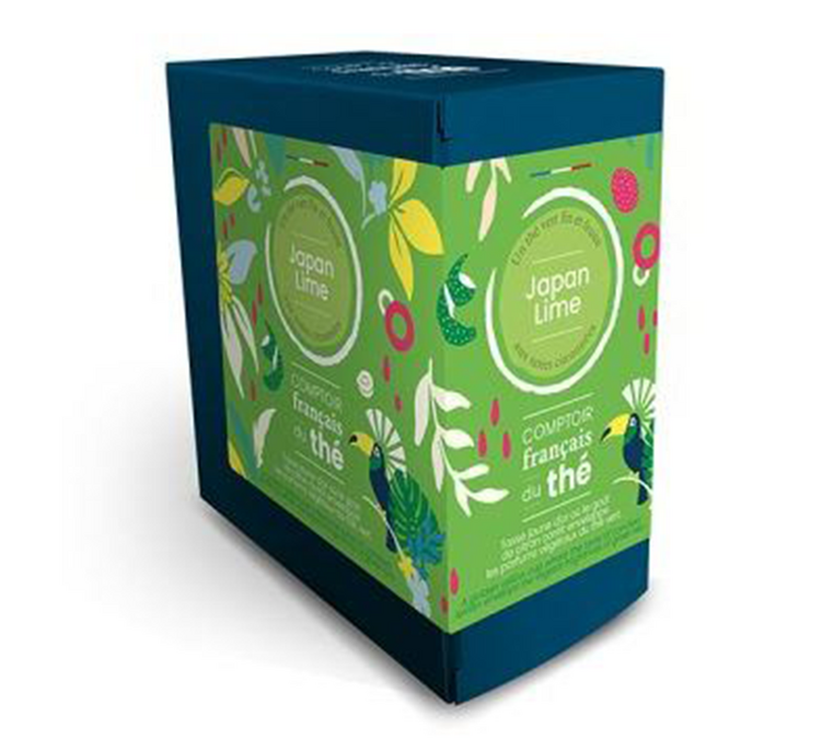 Vihreä Tee Sitruunalla Japan Lime - 20 teepussia - COMPTOIR FRANÇAIS DU THÉ