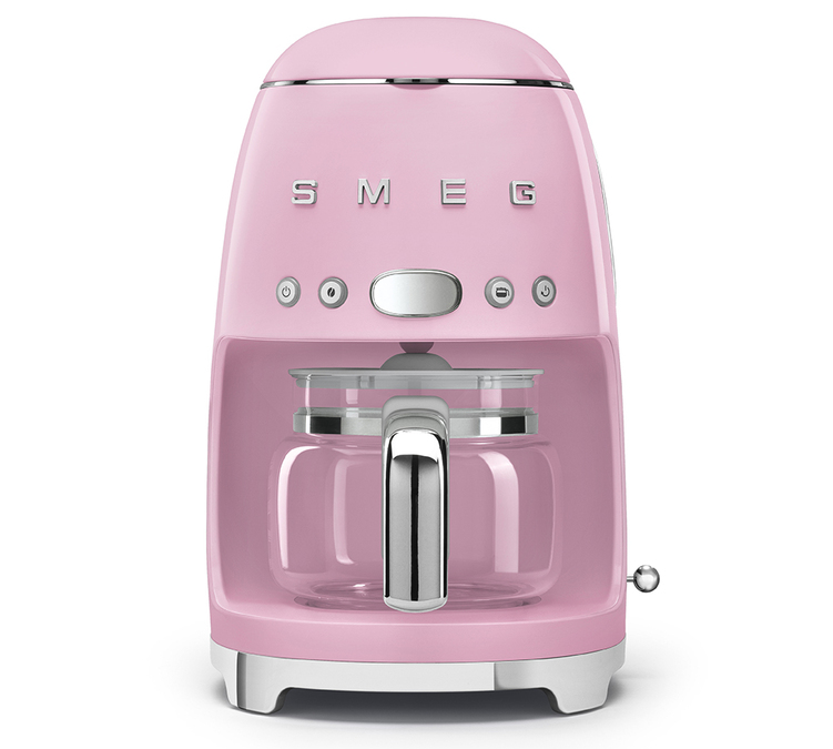 Programowalny ekspres do kawy filtrowej SMEG Różowy DCF02PKEU + oferta prezentowa