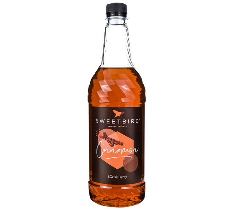 Sirup okusa cimeta i peciva – 1 l – plastična boca od PET-a – SWEETBIRD