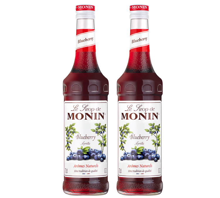 Сируп од Боровнице - 2 x 75 cl - Стаклена Боца - MONIN