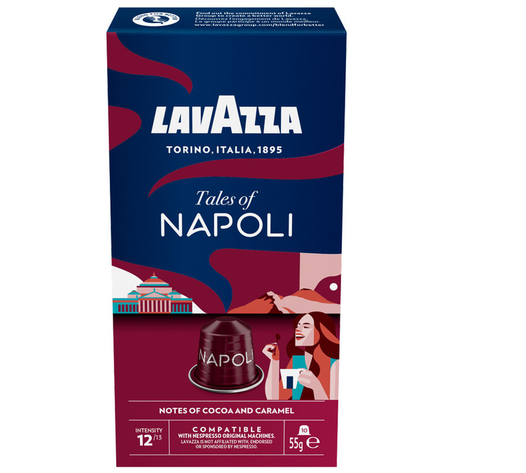 10 capsules compatibles Nespresso* Original Tales Of Napoli - LAVAZZA