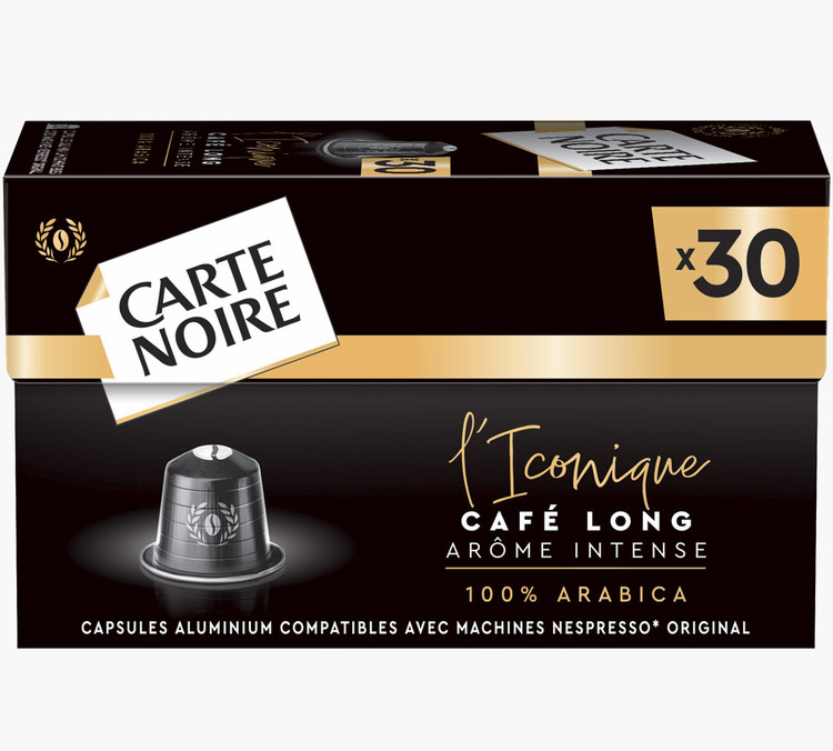 30 Nespresso® Compatible Capsules L'Iconique - Carte Noire