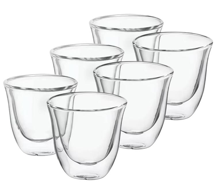 Σετ 6 ποτηριών espresso 9 cl - DELONGHI