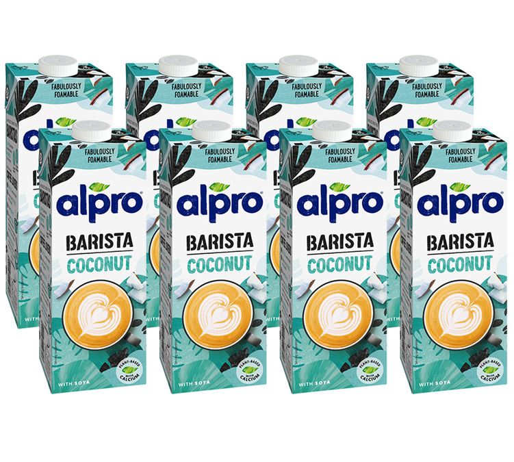 1L x8 Растителна напитка от кокос за професионалисти - ALPRO