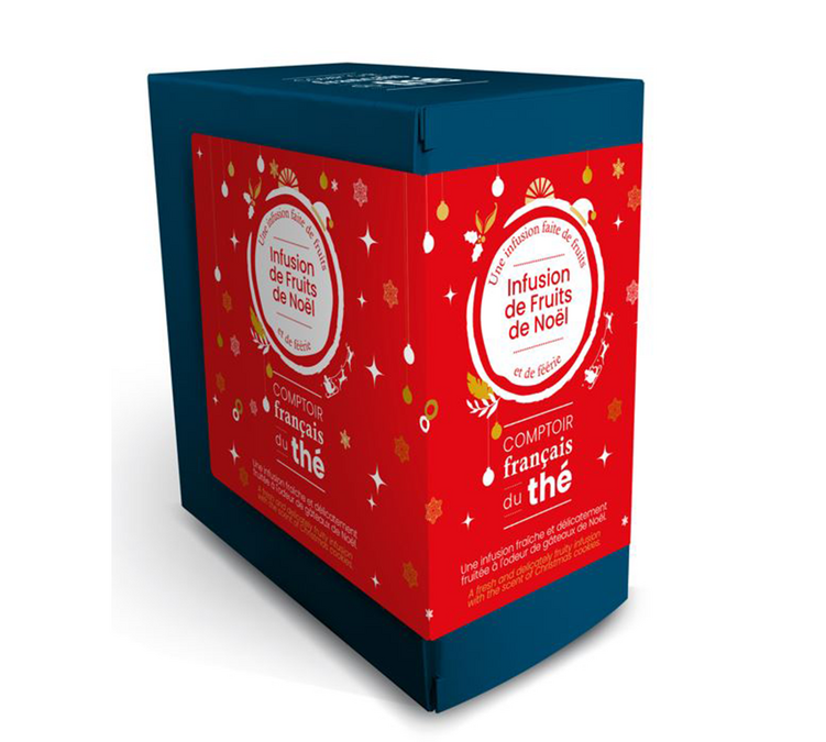 Joulun hedelmäinfuusio - 20 pussia - COMPTOIR FRANÇAIS DU THÉ