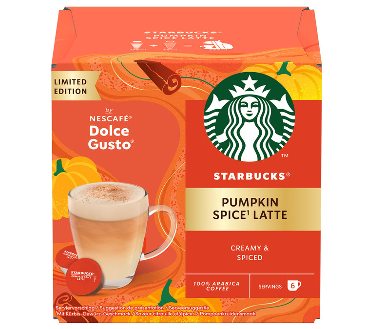 12 κάψουλες Pumpkin Spice Latte - STARBUCKS