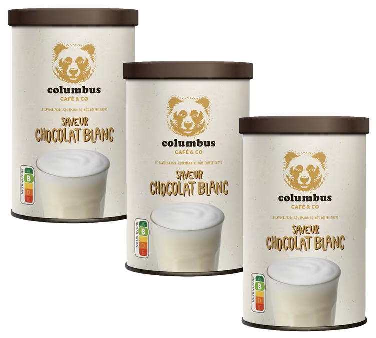 3 x 350g Biała Czekolada w Proszku dla Profesjonalistów - Smak Białej Czekolady - COLUMBUS & Co