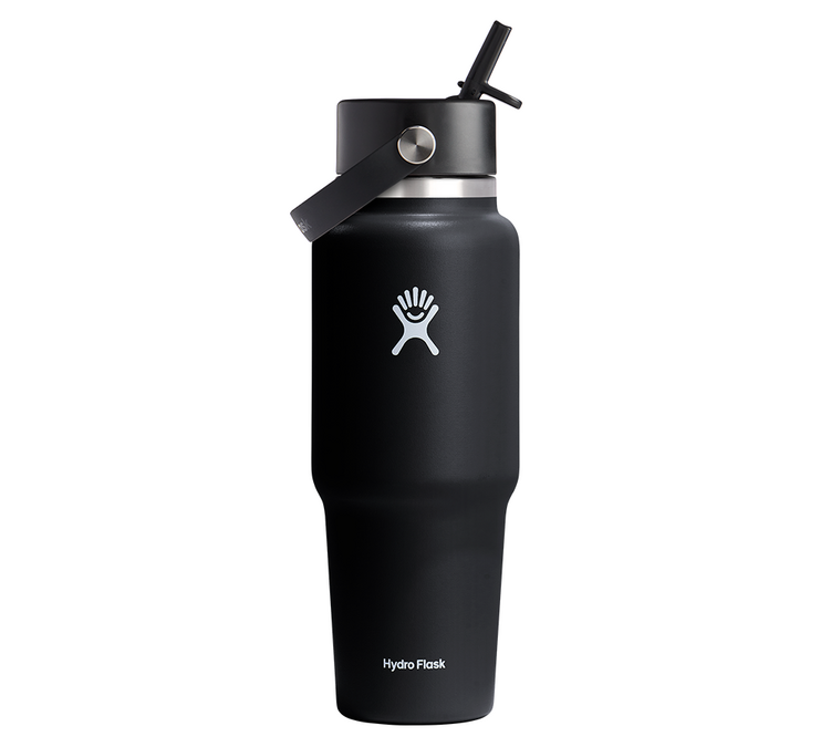 Botella térmica Flex Tapón de Pajita Negro 94 cl - HYDRO FLASK