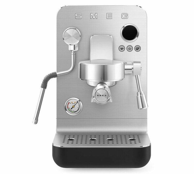 Μηχανή εσπρέσο SMEG EMC02BLMEU, μαύρη