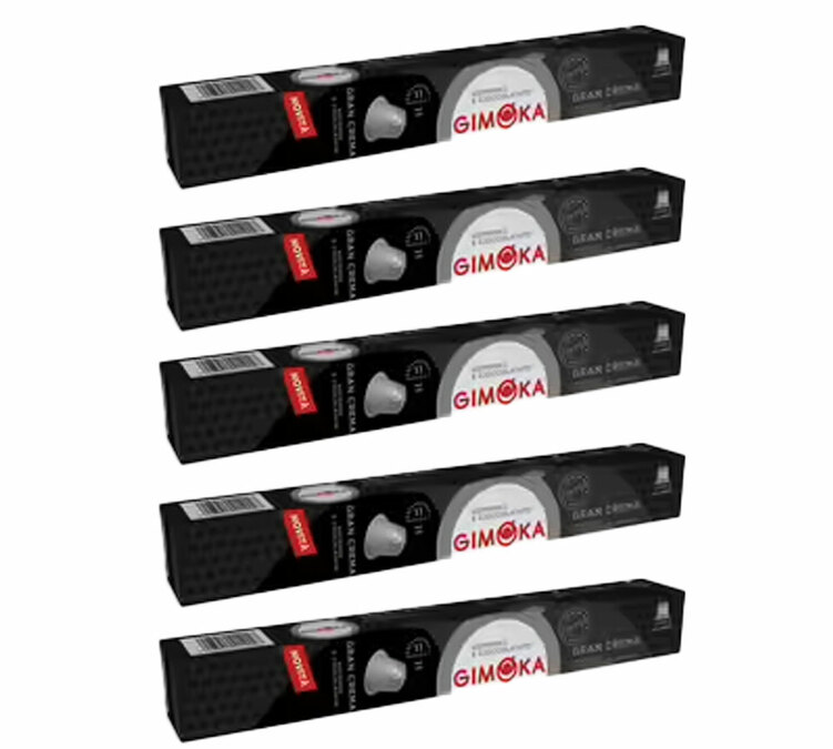 50 kapsler kompatible med Nespresso* Original Gran Crema - GIMOKA