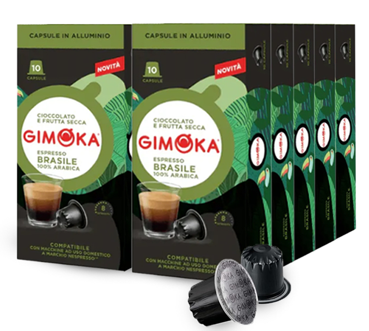 100 kapsler kompatible med Nespresso* Original Brasil - GIMOKA