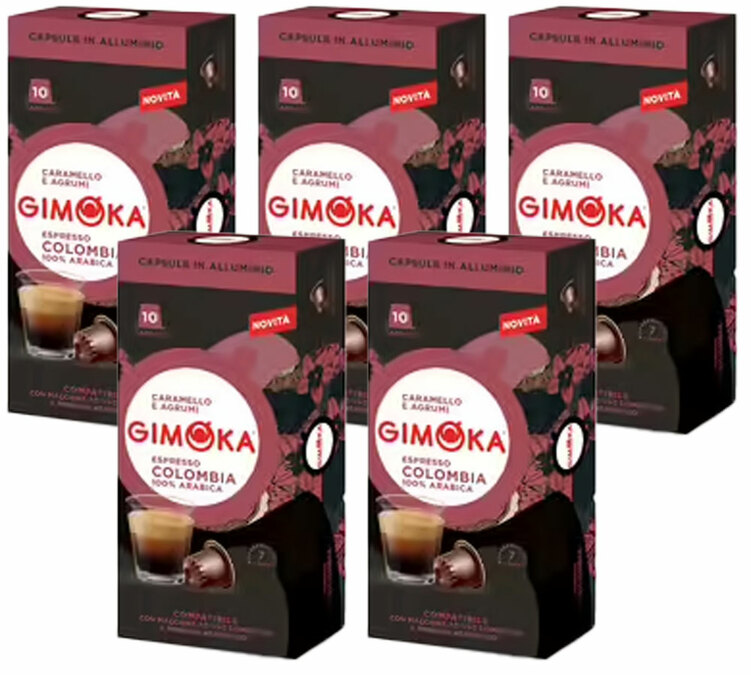 50 capsule compatibili con Nespresso* Original Colombia - GIMOKA