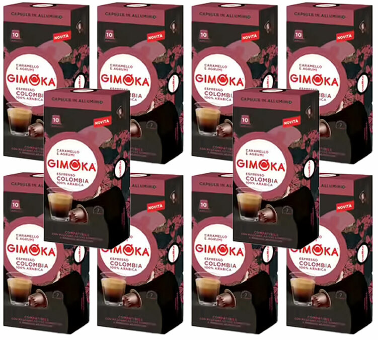 100 capsules compatibles Nespresso* Original Colombia - GIMOKA