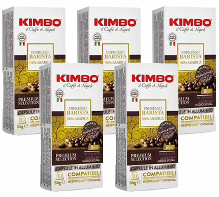 50 kompatibilnih kapsula Nespresso* Original Espresso Barista 100% Arabica - KIMBO