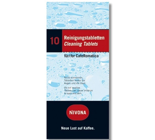 NIVONA Reinigungs-Set 390 701 200 für professionelle Vollautomaten, 10 Stück.