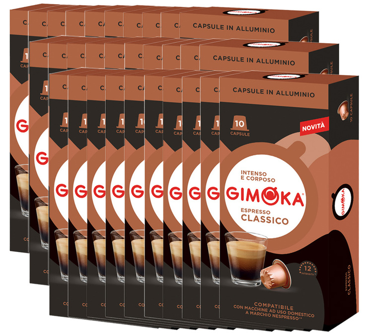 300 съвместими професионални капсули Nespresso* Original Espresso Classico - GIMOKA