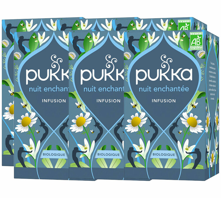 Infusion pour professionnels Bio Nuit enchantée - 6 x 20 sachets - PUKKA