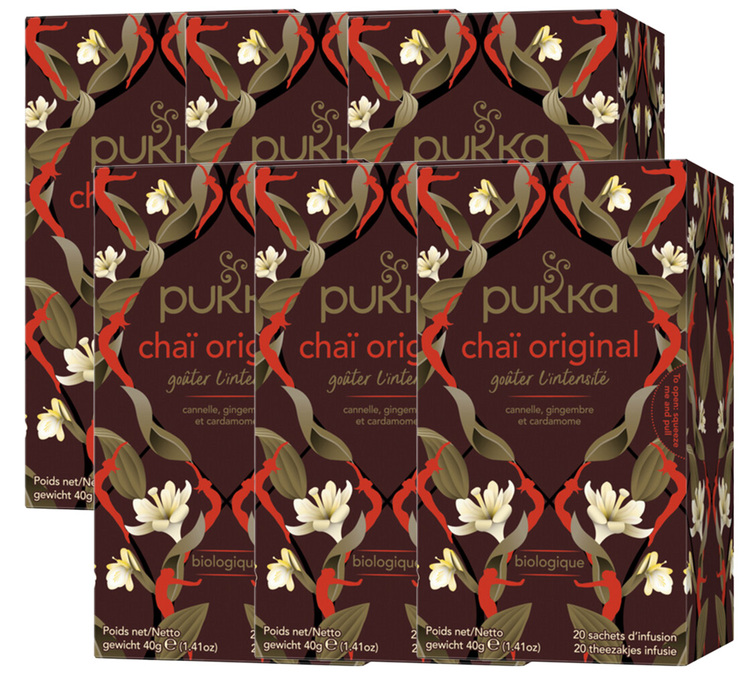 Crni Čaj za Profesionalce Originalni Bio Chai - 6 x 20 vrećica - PUKKA