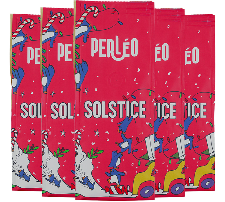 5 x 200 g - Kaffebönor - Solstice (Limited Edition) - PERLÉO
