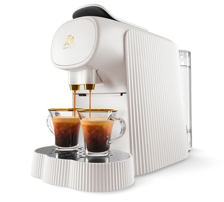 PHILIPS L'OR Barista Alessi LM9012/08 Alessi máquina de café de cápsulas blanca