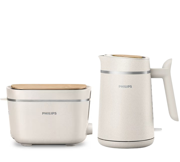 Pusryčių Rinkiniai Skrudintuvas HD2640/10 ir Virdulys HD9365/10 EcoConscious - Philips