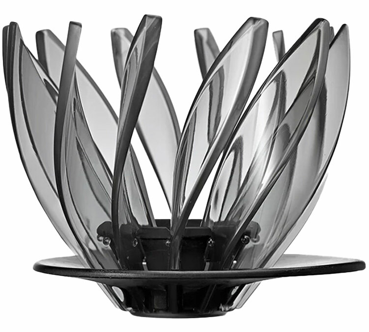 HARIO V60 Dripper Suiren Transparente Negro