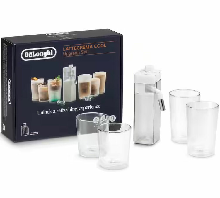 Set Latte Crema Cool Upgrade DLSC032 Rivelia och Primadonna Aromatic - DeLonghi