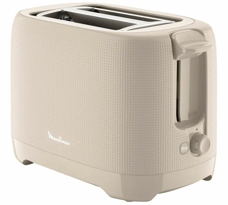 MOULINEX toaster serija Morning LT2M0B10 2 kriške Topla siva