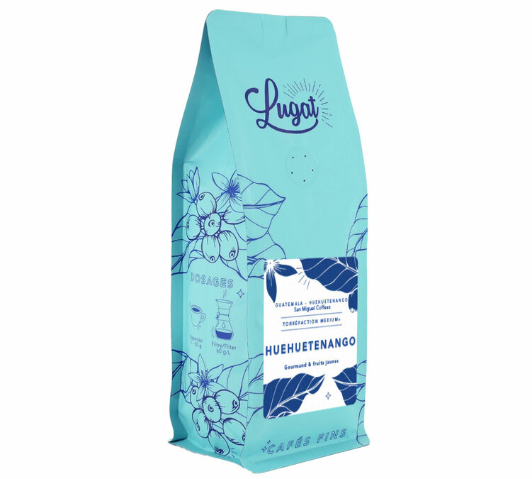 250 g - Зрна кафе за професионалце Гватемала Уеуетенанго - Lugat