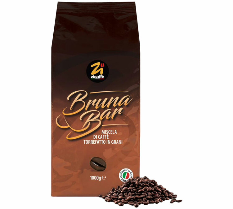1 kg - Kava pupelėmis - Linea Bruna - ZICAFFÈ