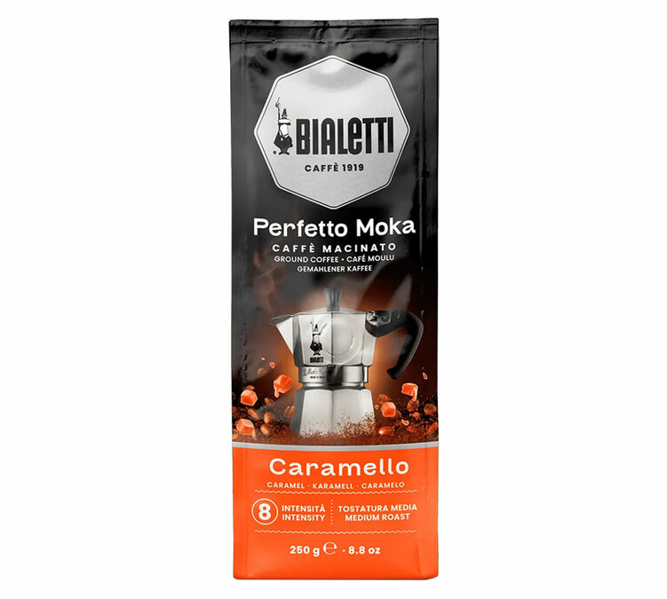 250 g - mljevena kava - Perfetto Moka, okus karamele - BIALETTI