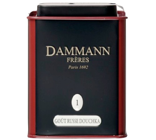Doos Nr.01 Zwarte Thee Russische Smaak Douchka - Los 100g - DAMMANN FRÈRES