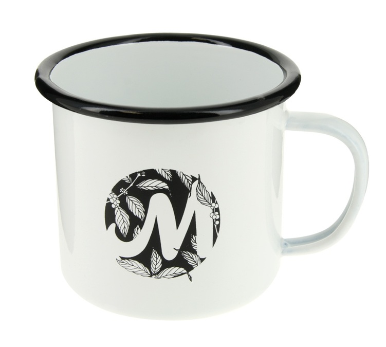 Set van 2 emaille mokken 30cl -