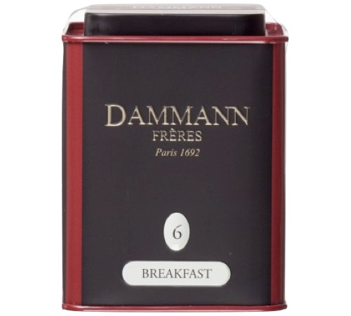 Arbatos dėžutė Nr. 06, juodoji arbata „Breakfast“, 100 g, biri arbata – „DAMMANN FRÈRES“.