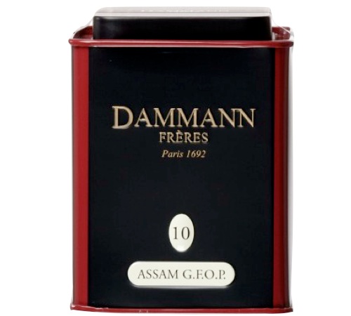 Caja N.º 10 Té Negro Assam GFOP - A Granel 100 g - DAMMANN FRÈRES