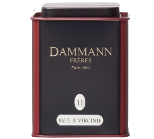 Låda Nr.11 Svart Te Paul och Virginie - Lösvikt 100 g - DAMMANN FRÈRES
