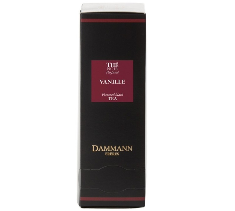 Té negro para profesionales Vainilla - 24 bolsitas de cristal - DAMMANN FRÈRES