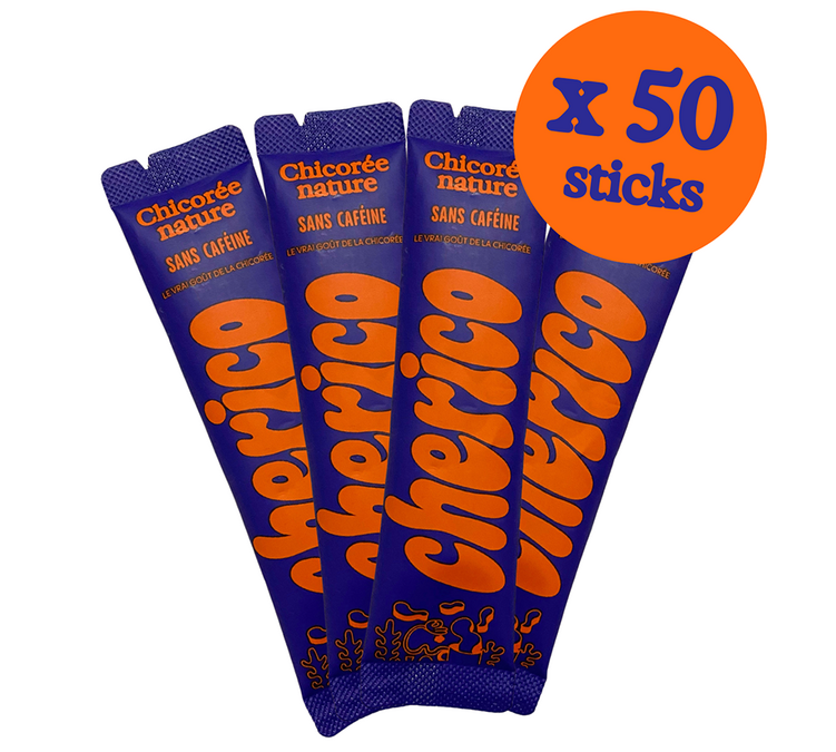 Natural Chicory - Instant Drink - 50 sticks - CHERICO