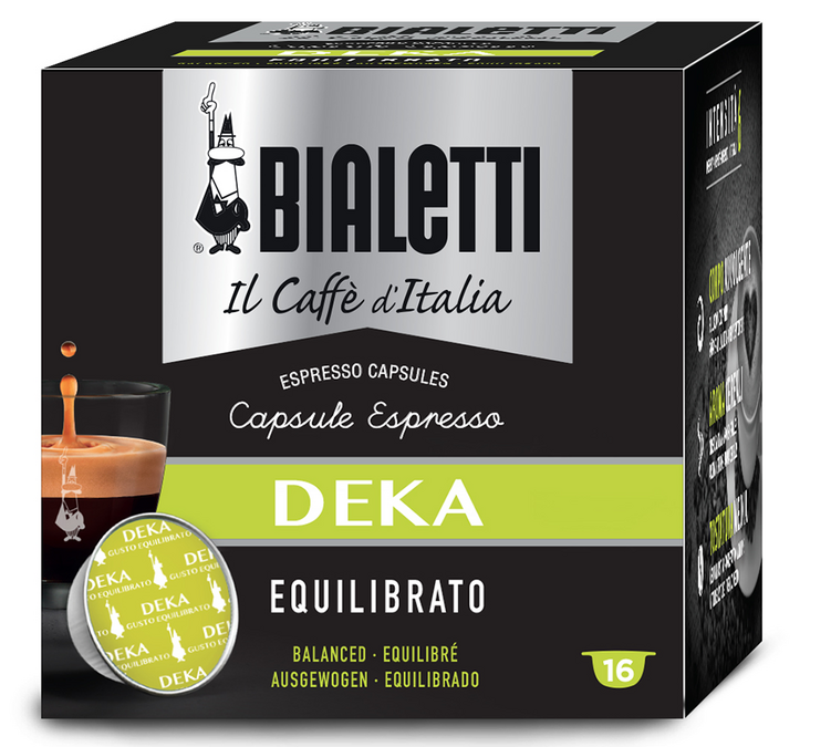 16 Kapsler Mokespresso 'Italia Deca' Arabica/Robusta - BIALETTI