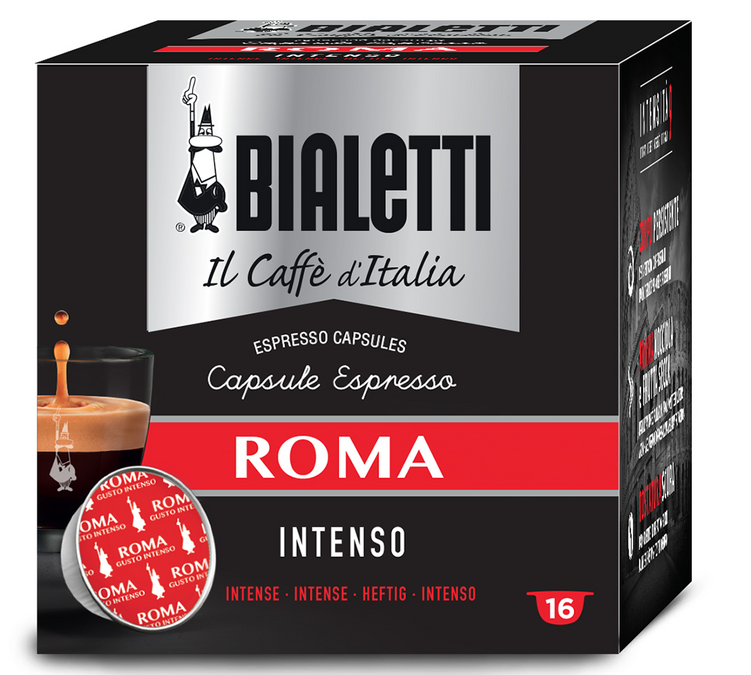 16 Капсула Mokespresso 'Roma' Arabica/Robusta - BIALETTI