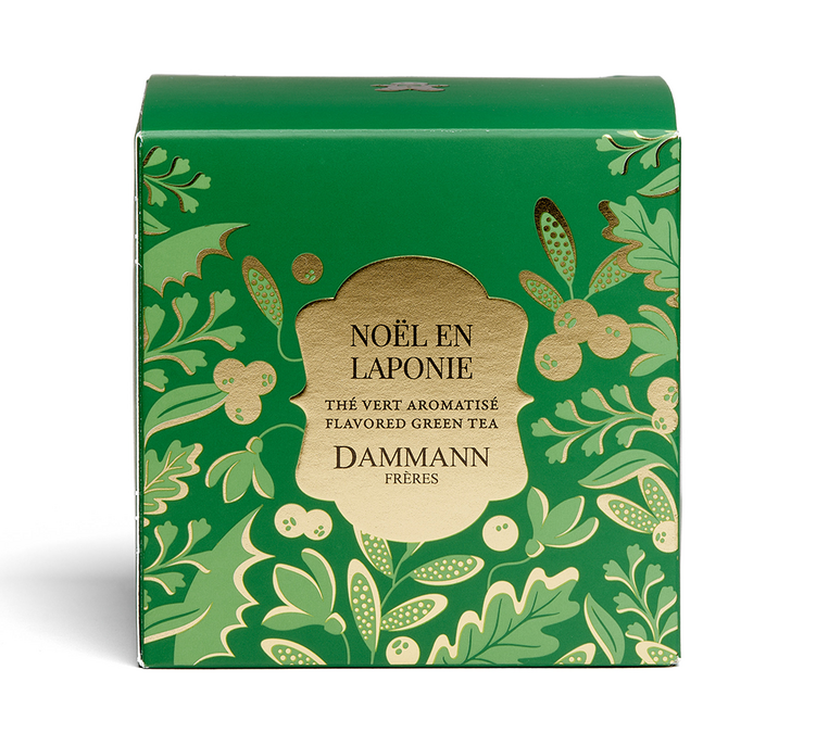 Té verde para profesionales Navidad en Laponia - 25 bolsitas de cristal - Dammann Frères