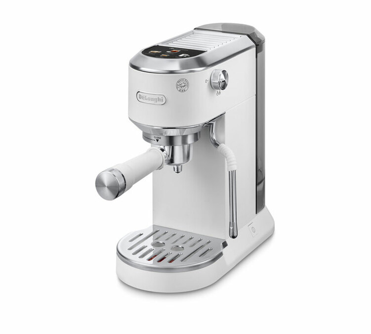 Бела еспресо машина DeLonghi Dedica Duo EC890.WI