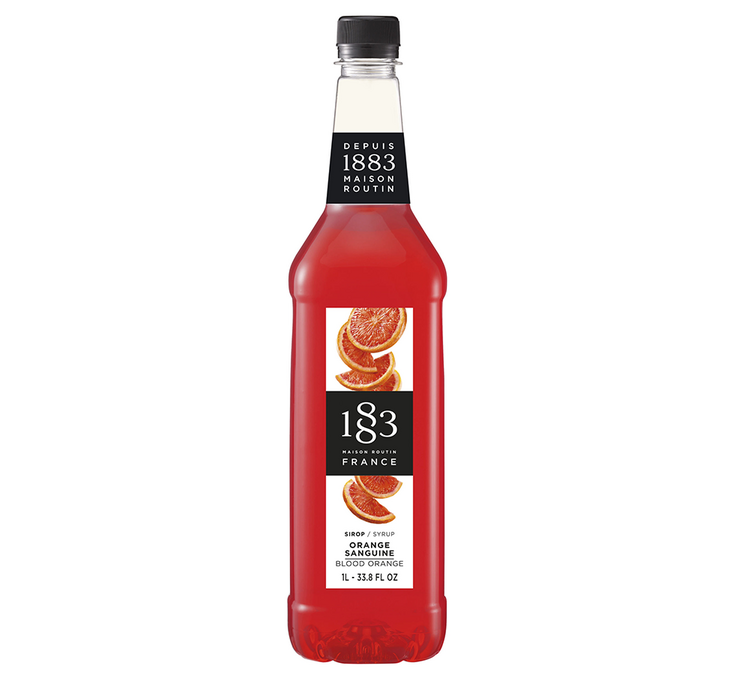 Jarabe - Naranja sanguina - 1 L - 1883 MAISON ROUTIN